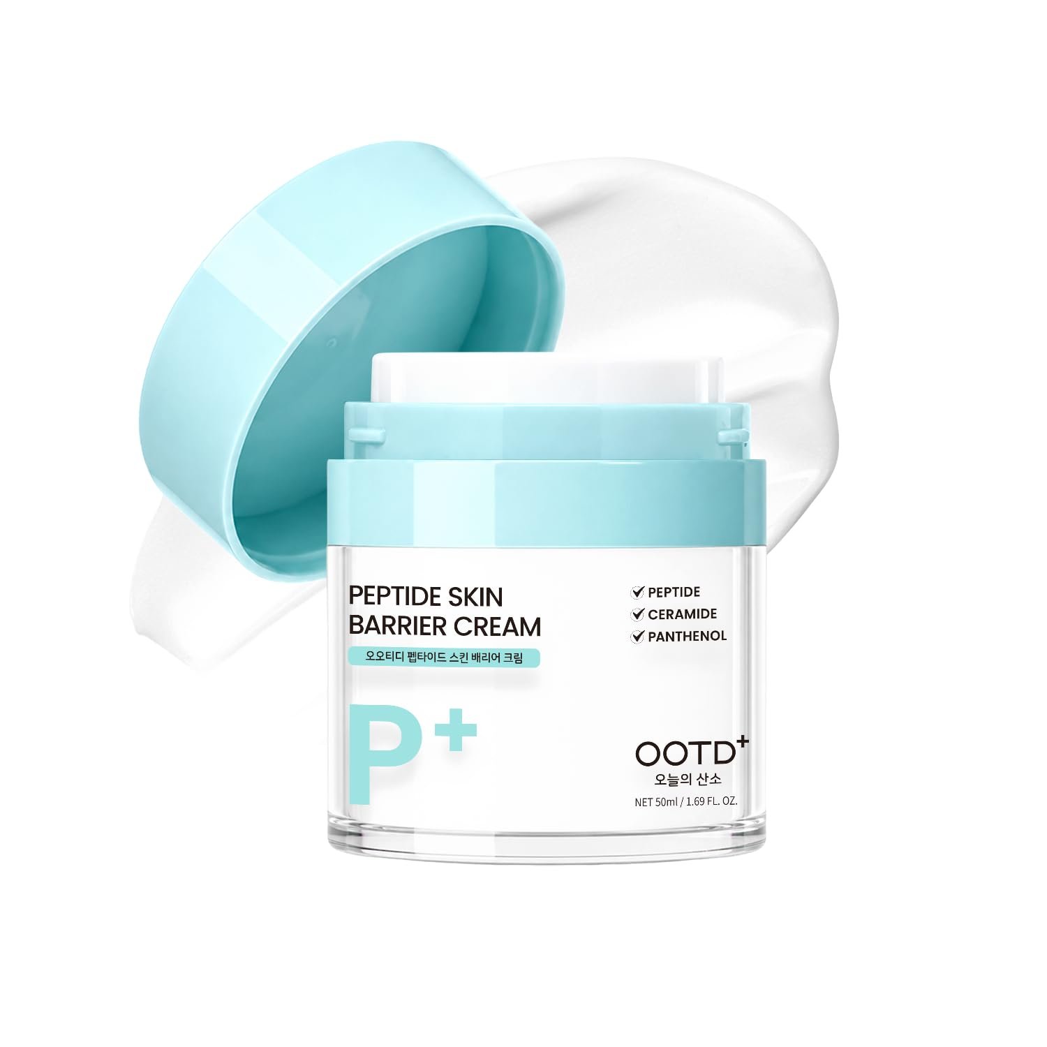 #OOTD Peptide Skin Barrier Facial Cream, 1.69 fl oz | Korean Skincare