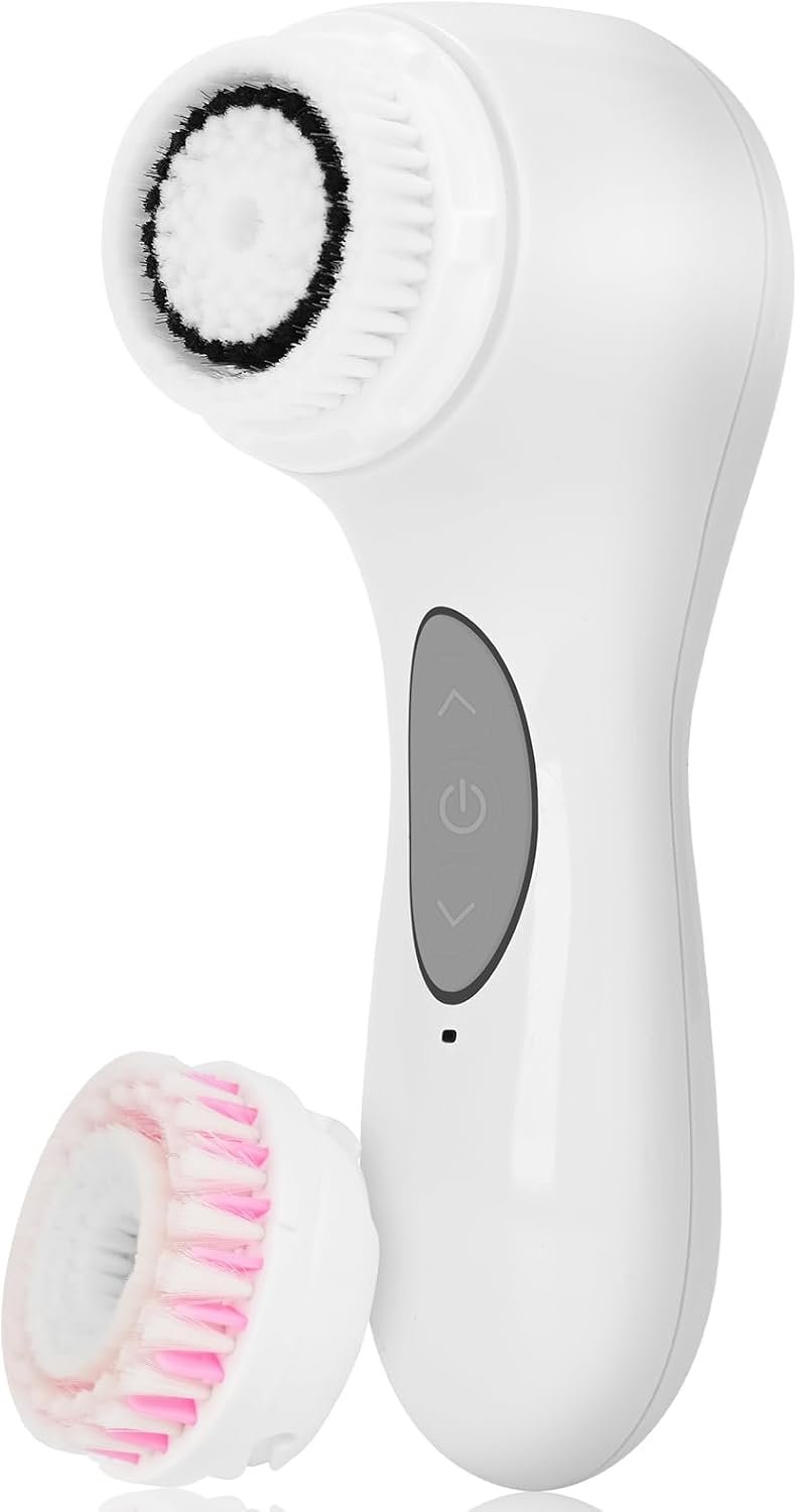 Clarisonic Aria Sonic Facial Cleansing Brush for Deep Cleaning & Anti-Aging, Waterproof Electric Face Wash System for All Skin Types (White)