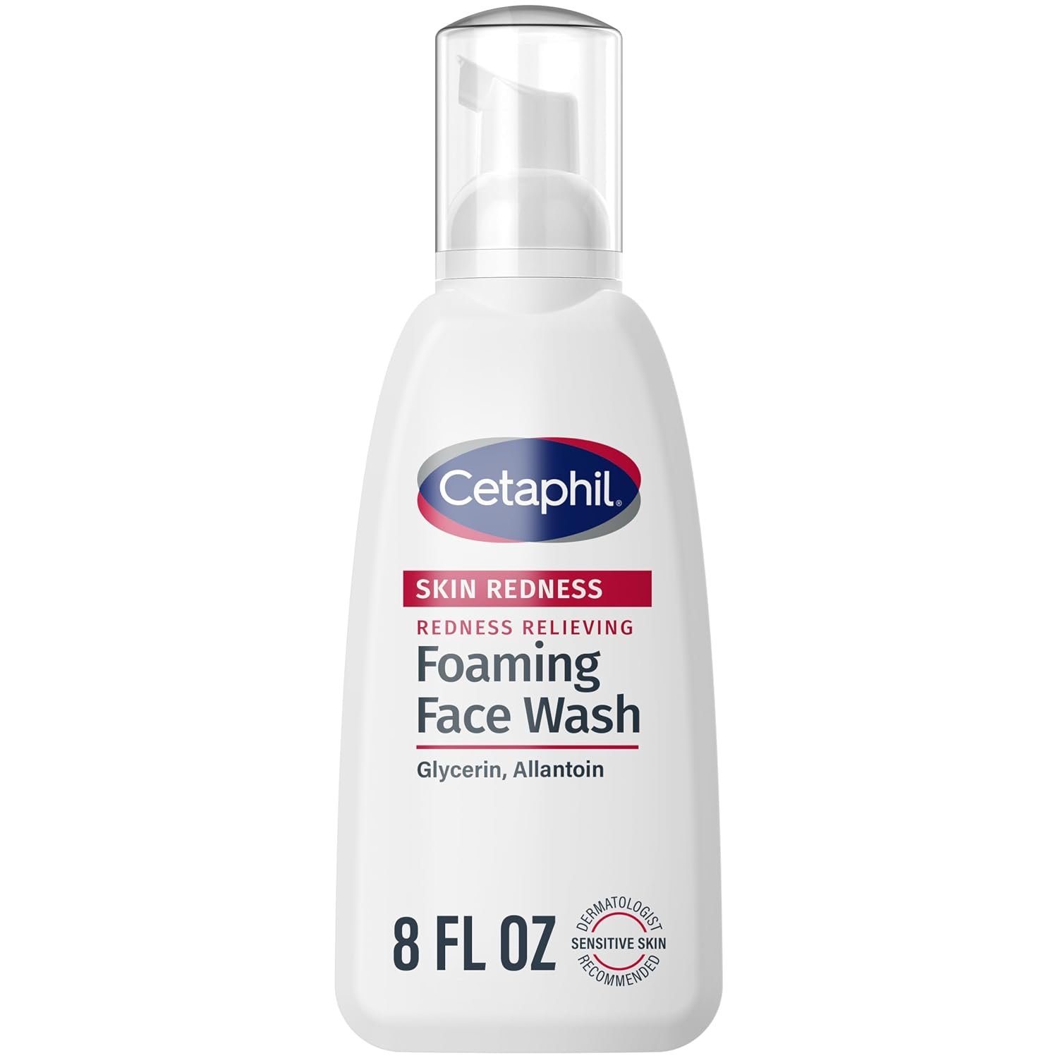 Cetaphil Redness Relieving Foaming Face Wash, Sensitive Skin, 8oz