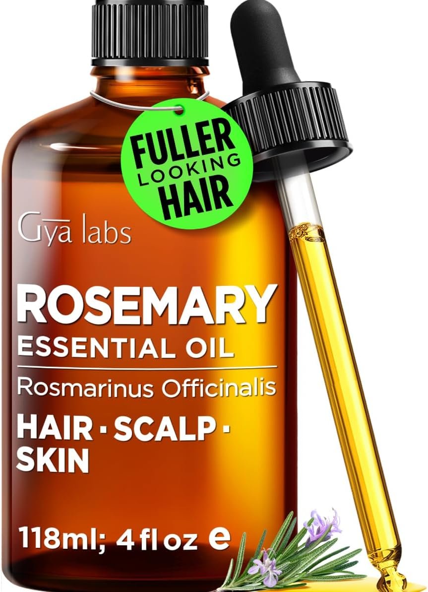 100% Pure Rosemary Essential Oil for Skin & Diffuser – 4 Fl Oz