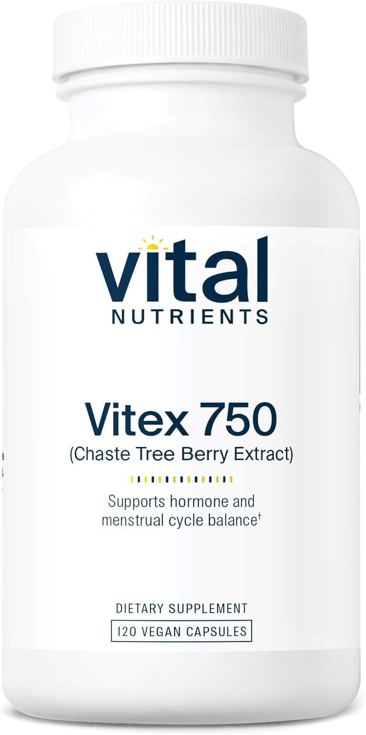Vital Nutrients Vitex 750-750mg Chaste Tree Berry Extract, 120 Capsules