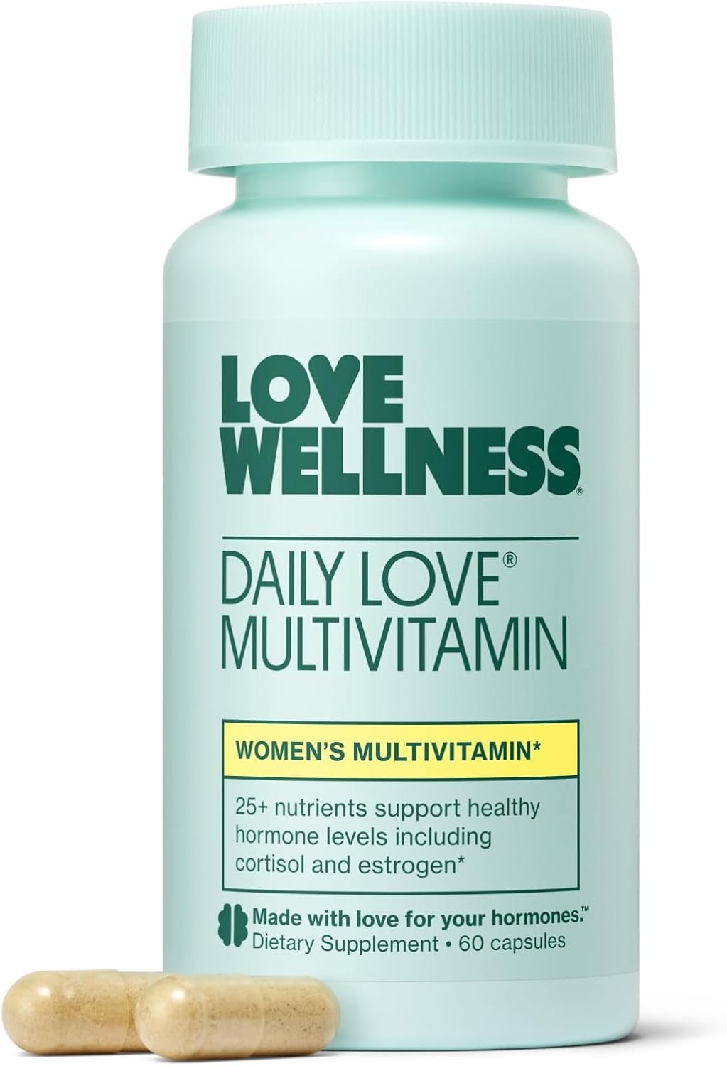 Love Wellness | Daily Love Multivitamin for Women | 30-Day Supply Capsules