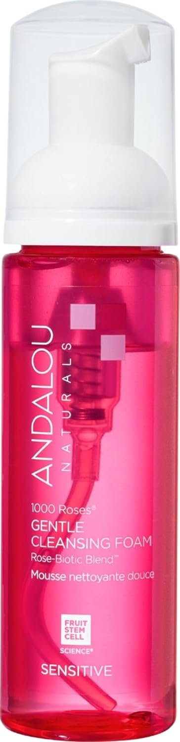 Andalou Naturals 1000 Roses Gentle Cleansing Foam (5.5 fl oz)