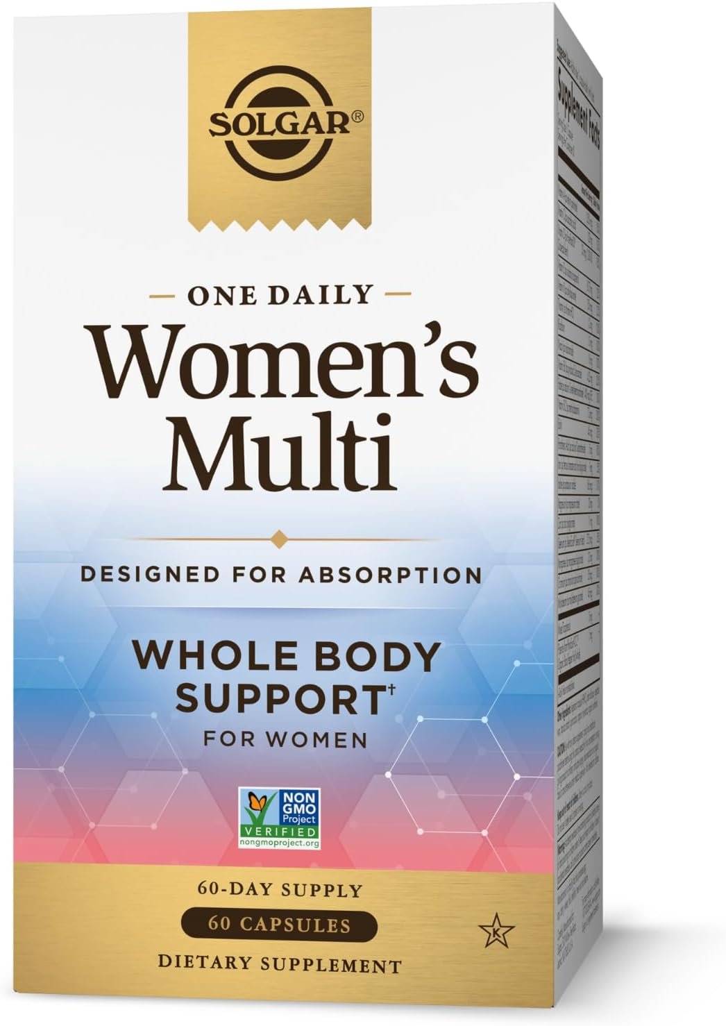 Solgar One Daily Women’s Multi Whole Body Support, 60 Servings