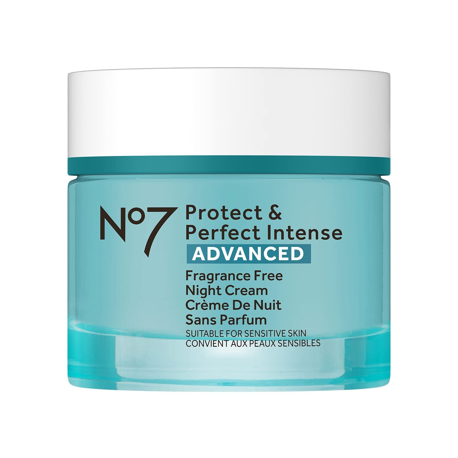 No7 Protect & Perfect Advanced Night Cream, Fragrance-Free, 1.69 Fl Oz