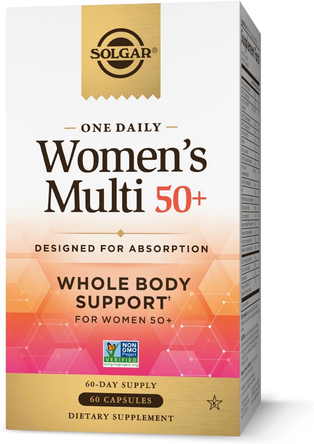 Solgar One Daily Women’s Multi 50+ Whole Body Support, 60 Servings