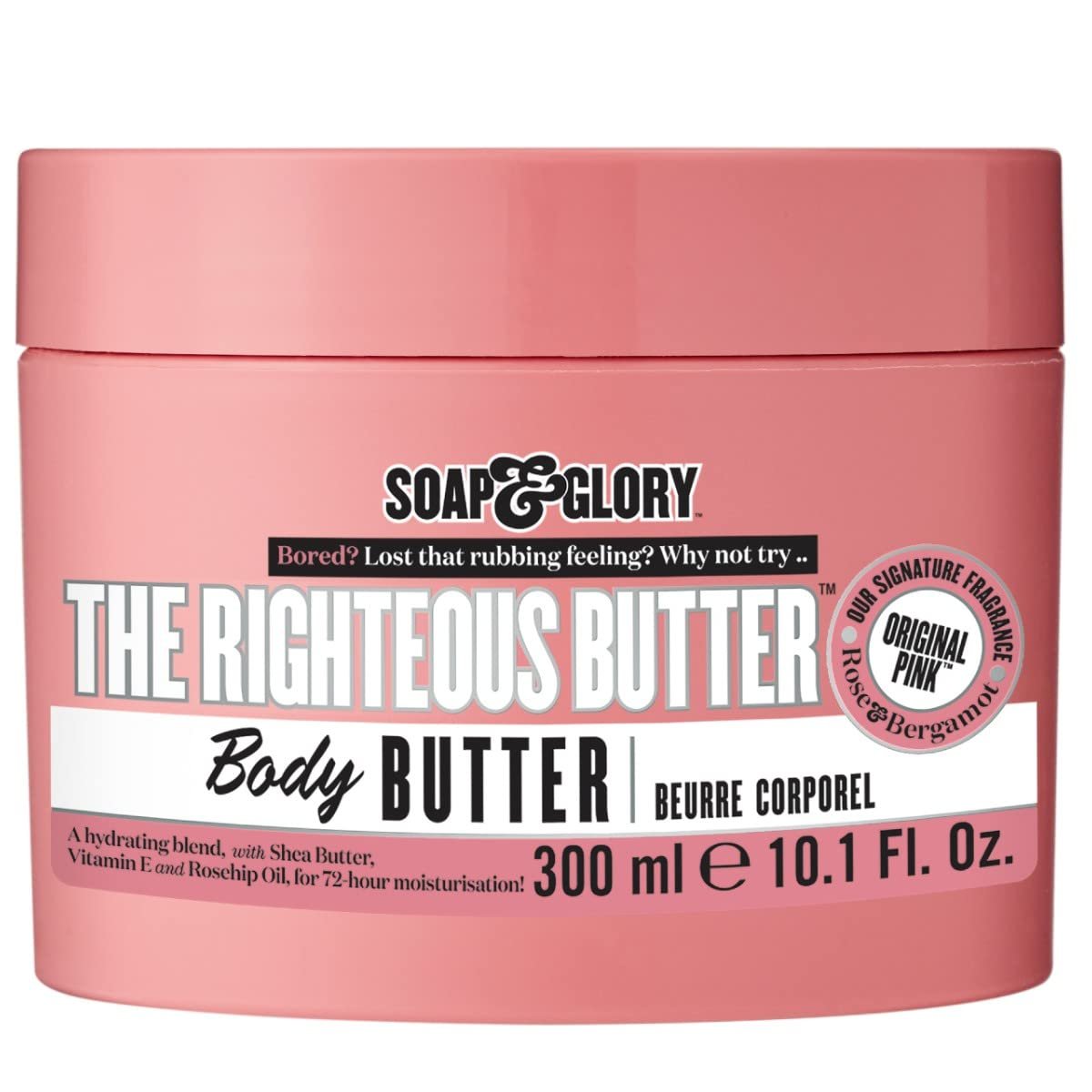 Soap & Glory The Righteous Body Butter & Dry Skin Moisturizer, 10.1 oz