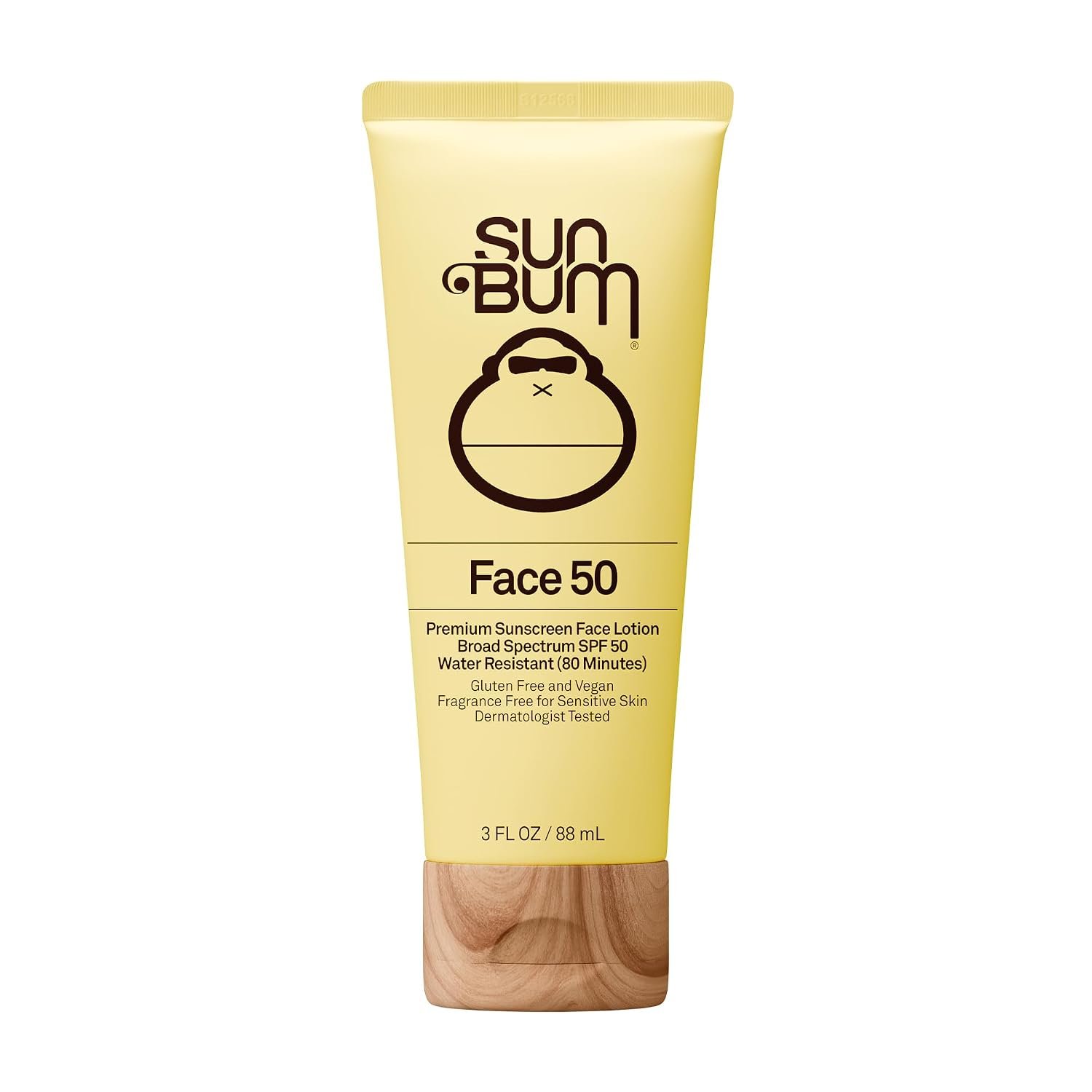 Sun Bum Original SPF 50 Sunscreen Face Lotion – Travel Size – 3 oz