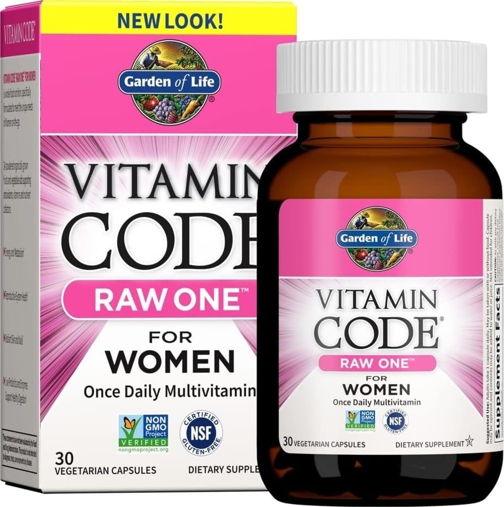 Garden of Life Vitamin Code RAW ONE for Women Once Daily Multivitamin
