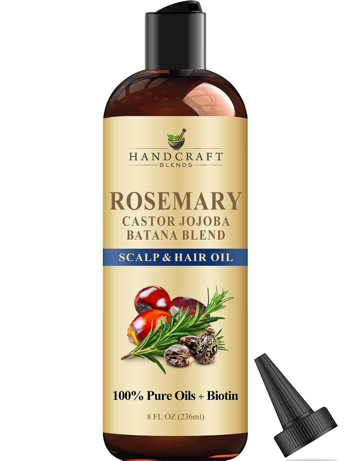 Handcraft Blends Rosemary Scalp & Hair Oil – 8 Fl Oz