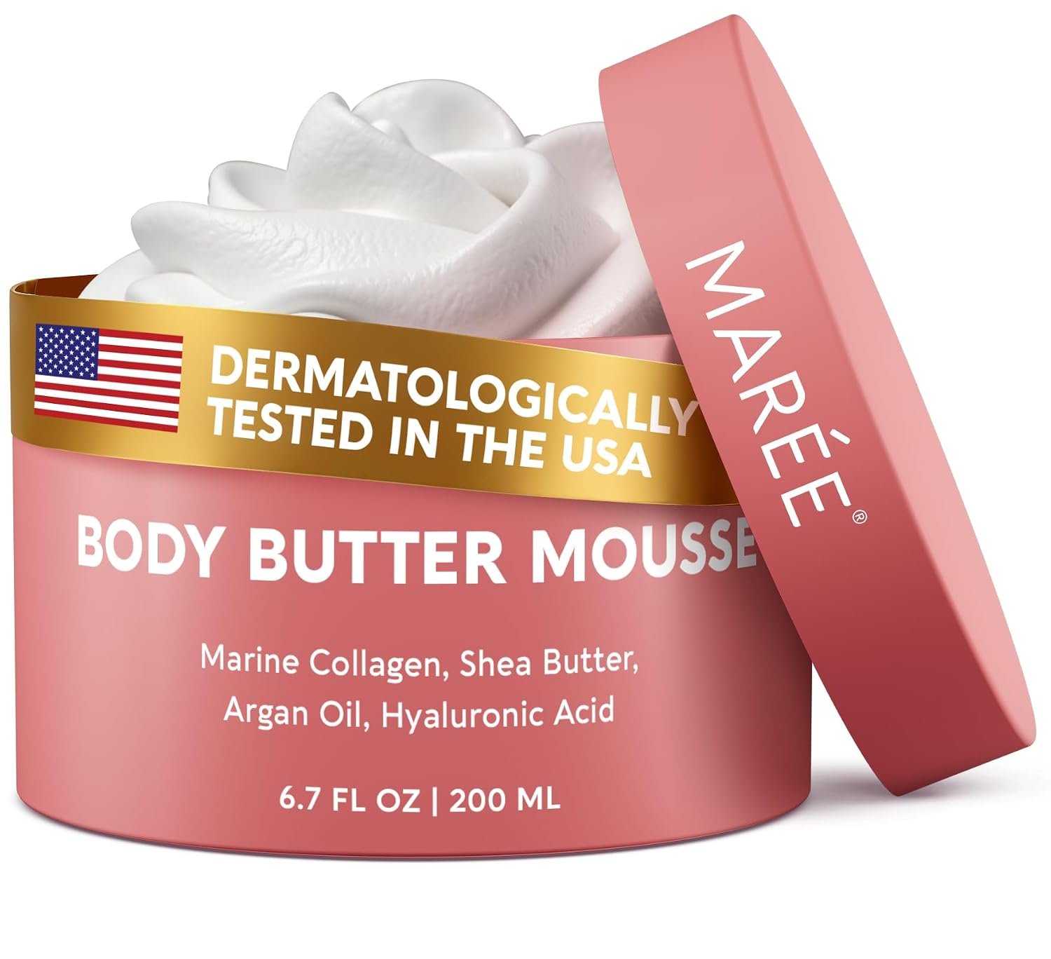 MAREE Body Butter Cream – Vanilla Shea Butter with Marine Collagen