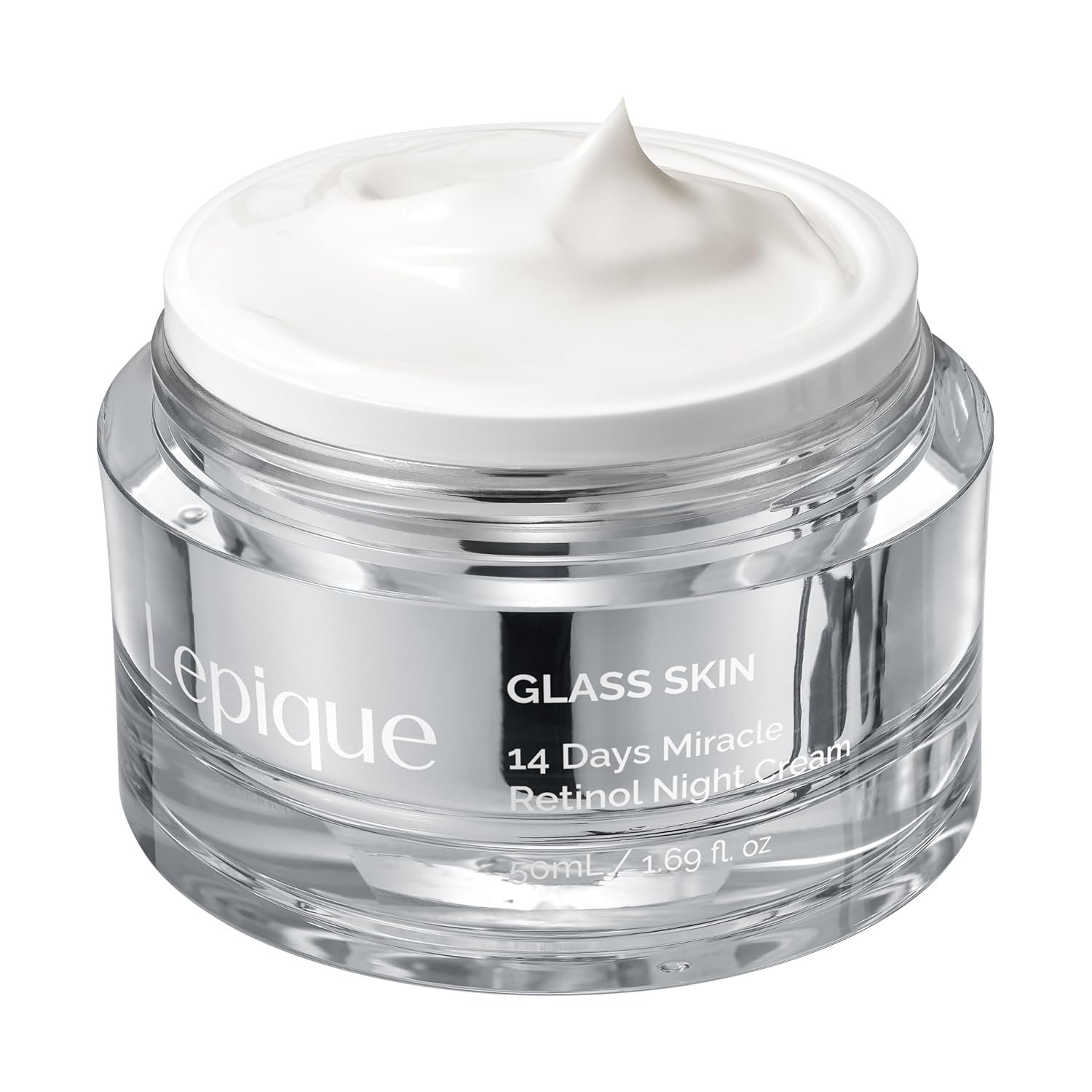 Lepique Retinol Night Cream – No.1 Korean Premium Repair Cream, 1.69 Fl Oz