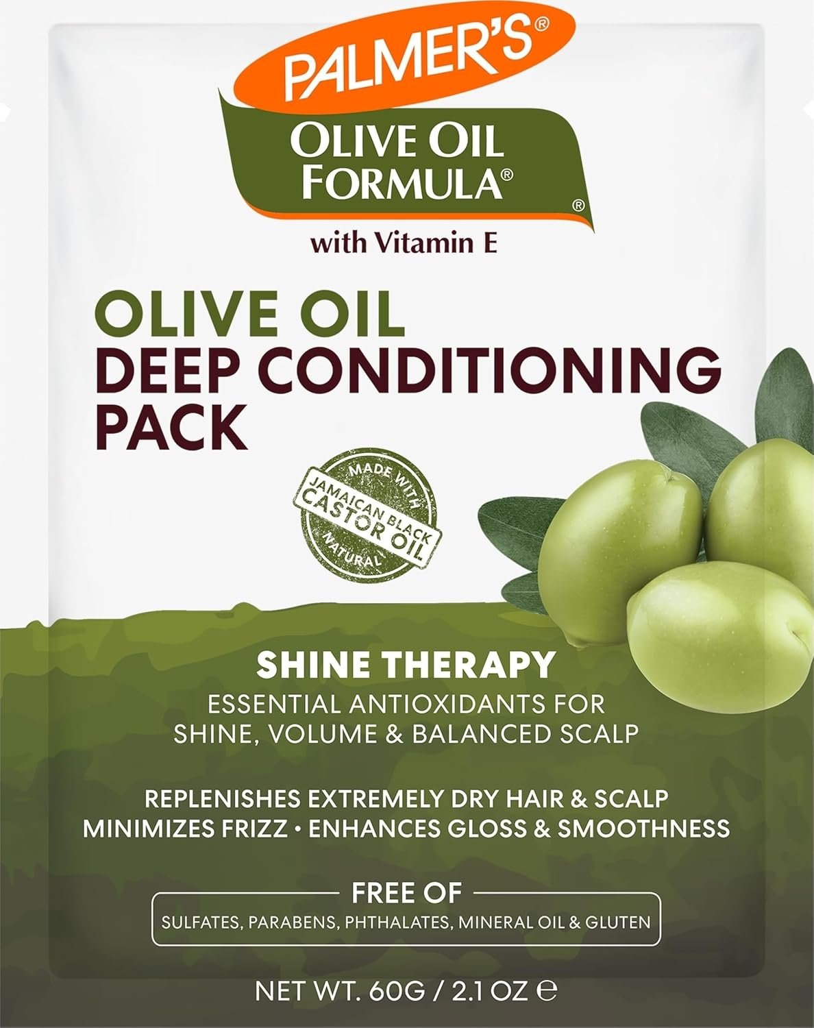 Palmer’s Deep Conditioner Hair Mask, Olive Oil Formula for Dry Hair, 2.1 Oz