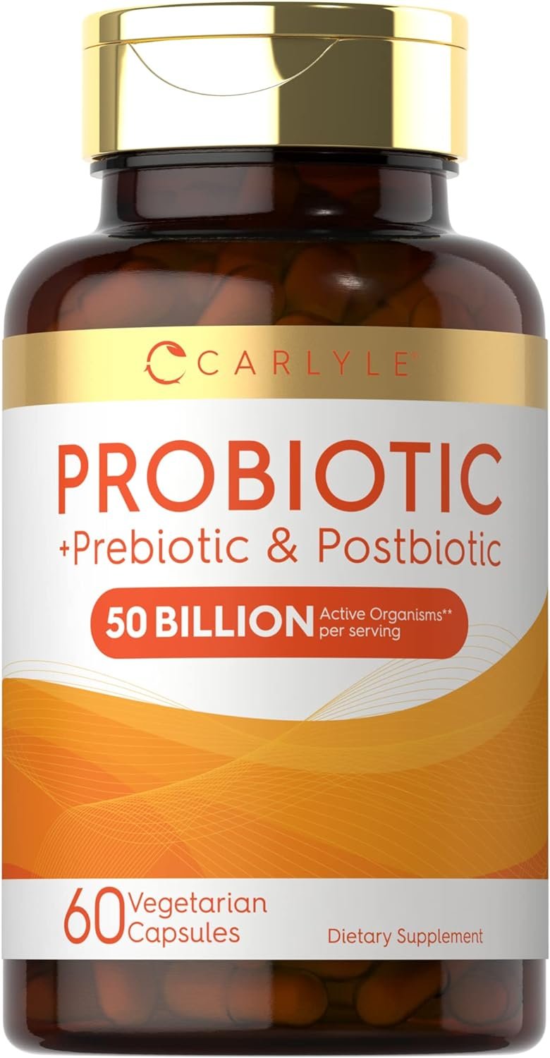 Carlyle Probiotic for Women and Men | 50 Billion CFU | 60 Capsules