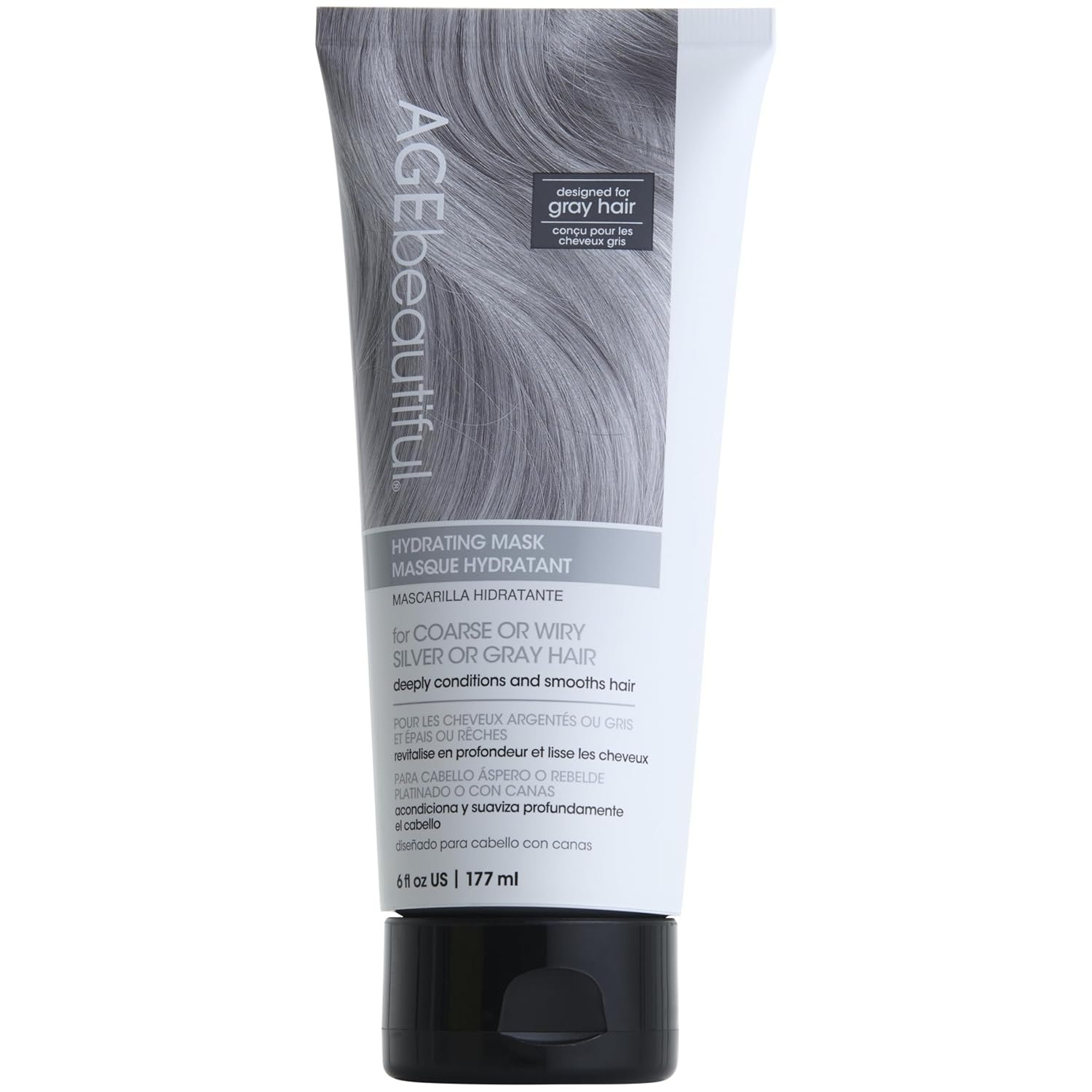 AGE beautiful Deep Conditioning Hair Mask for Coarse, Silver & Gray Hair