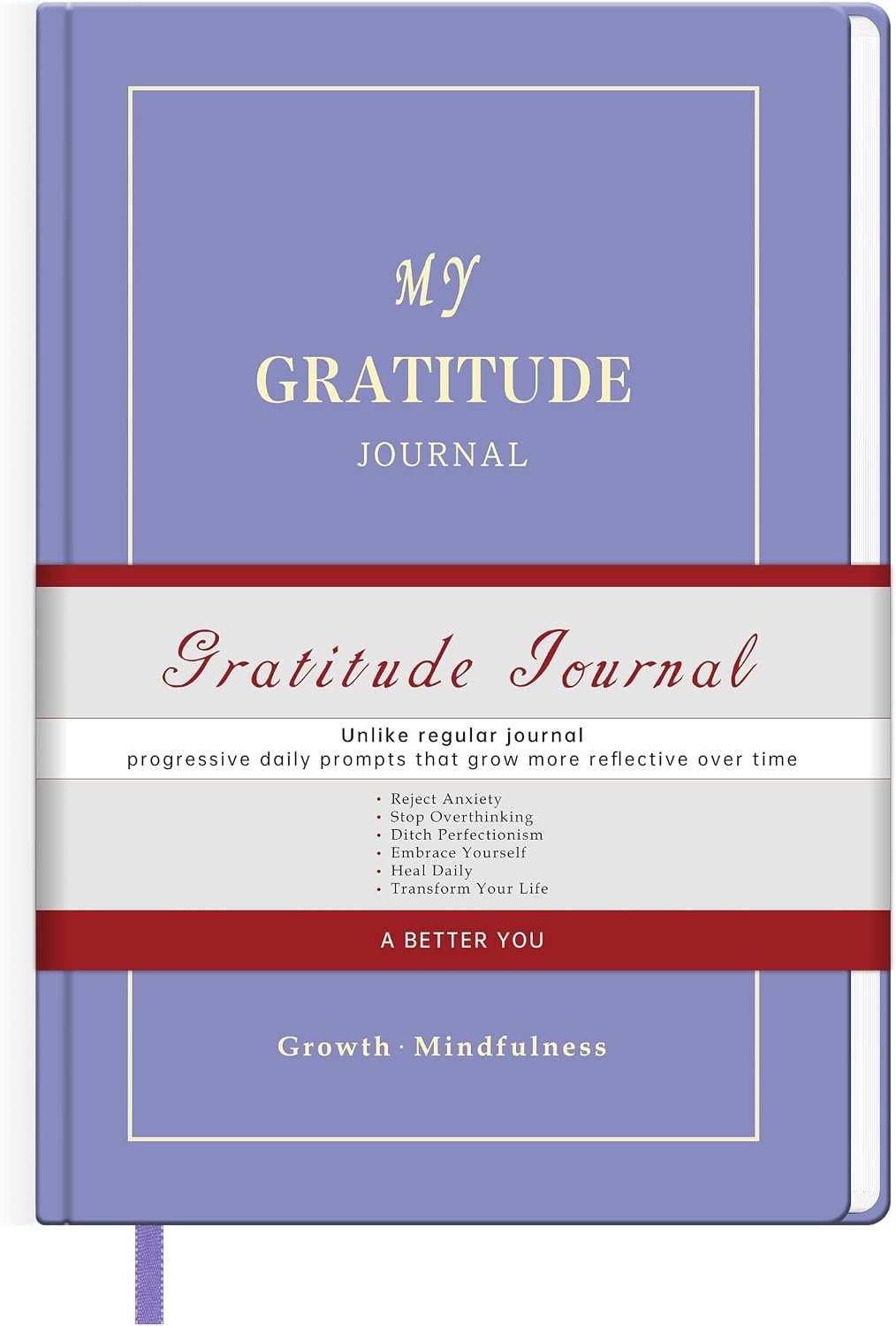 Gratitude Journal for Women, Guided Daily Gratitude Practice, 5.9″x8.6″