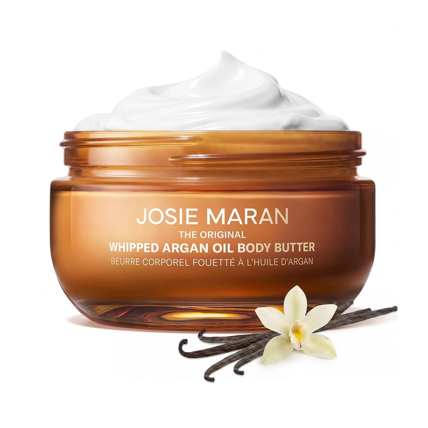 Josie Maran Vanilla Bean Whipped Argan Oil Body Butter, 6 fl oz