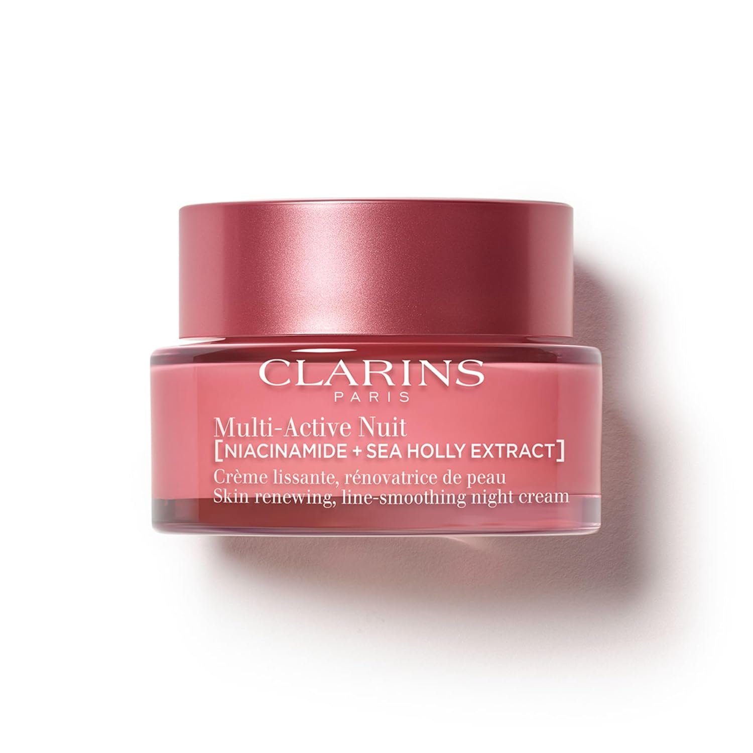 CLARINS Multi-Active Renewing Night Moisturizer with Niacinamide | Smooth Fine Lines Visibly Tighten Pores Even Tone and Texture Boost Glow Strengthen Moisture Barrier Skin | 1.7 Oz