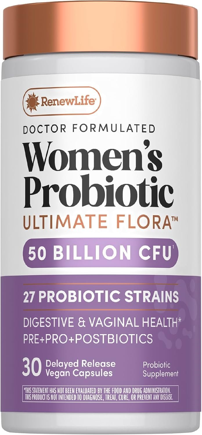 Renew Life Ultimate Flora Probiotics for Women 50 Billion CFU