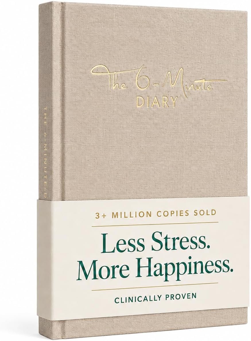 6-Minute Diary – 3-Million-Copy Gratitude Journal for Women with Prompts – Guided Self Care Journal Based on Positive Psychology – Daily Manifestation Journal for Self-Love & Mindfulness