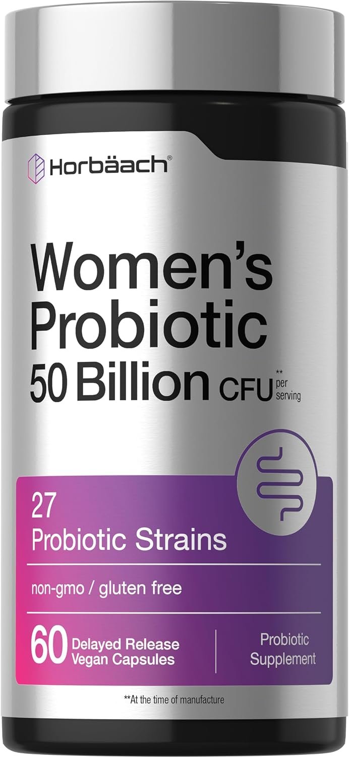 Horbäach Women’s Probiotic 50 Billion CFU | 60 Capsules
