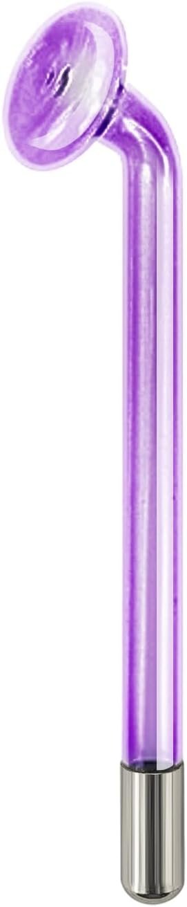 Electrode Wand Glass Tube Handheld Spare Parts for Hi Frequency Instrument Elitzia ETJX006AS (Purple Mushroom)