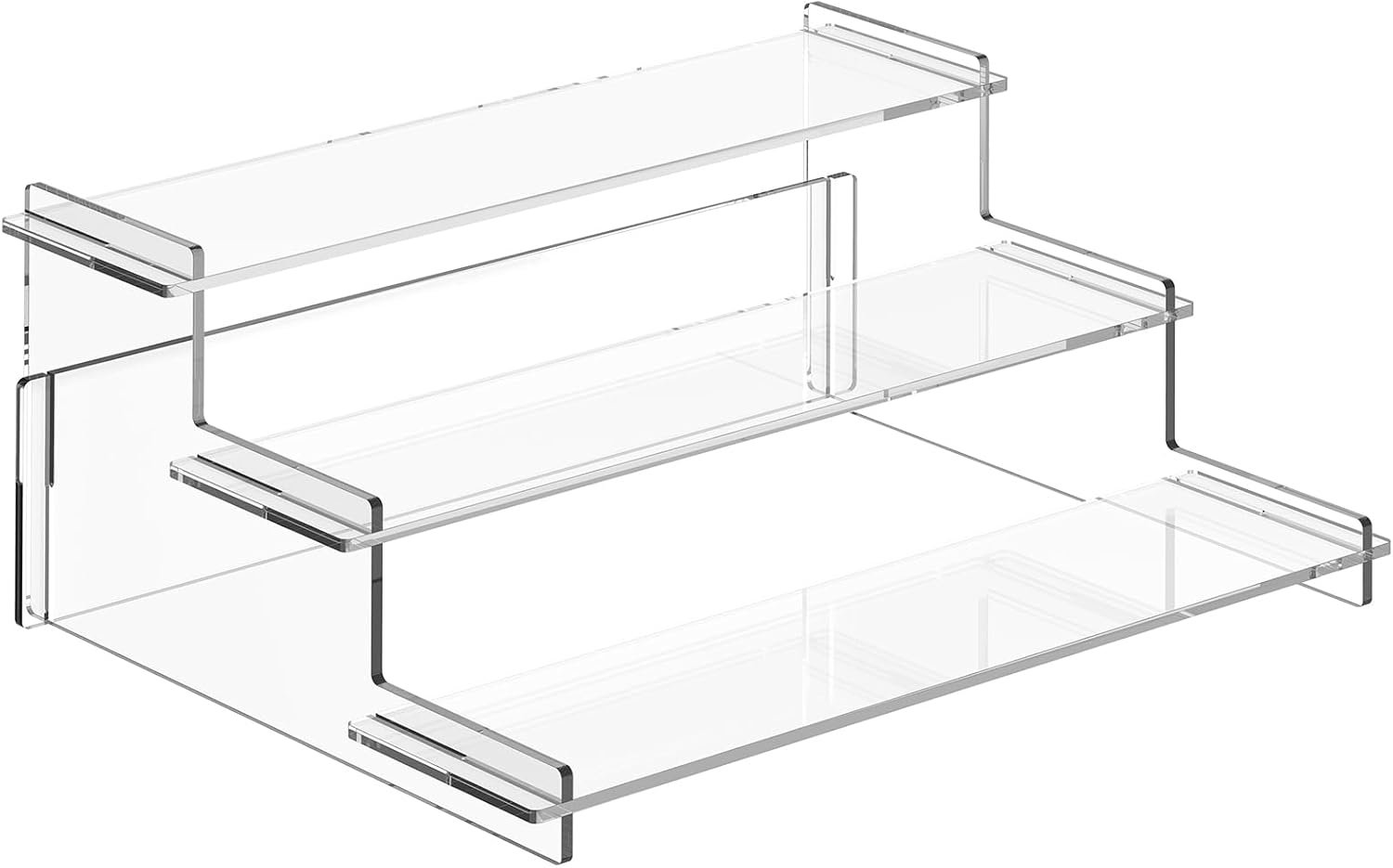 Acrylic Risers Display Stand, 3 Tier Cupcake Holder, Perfume Organizer