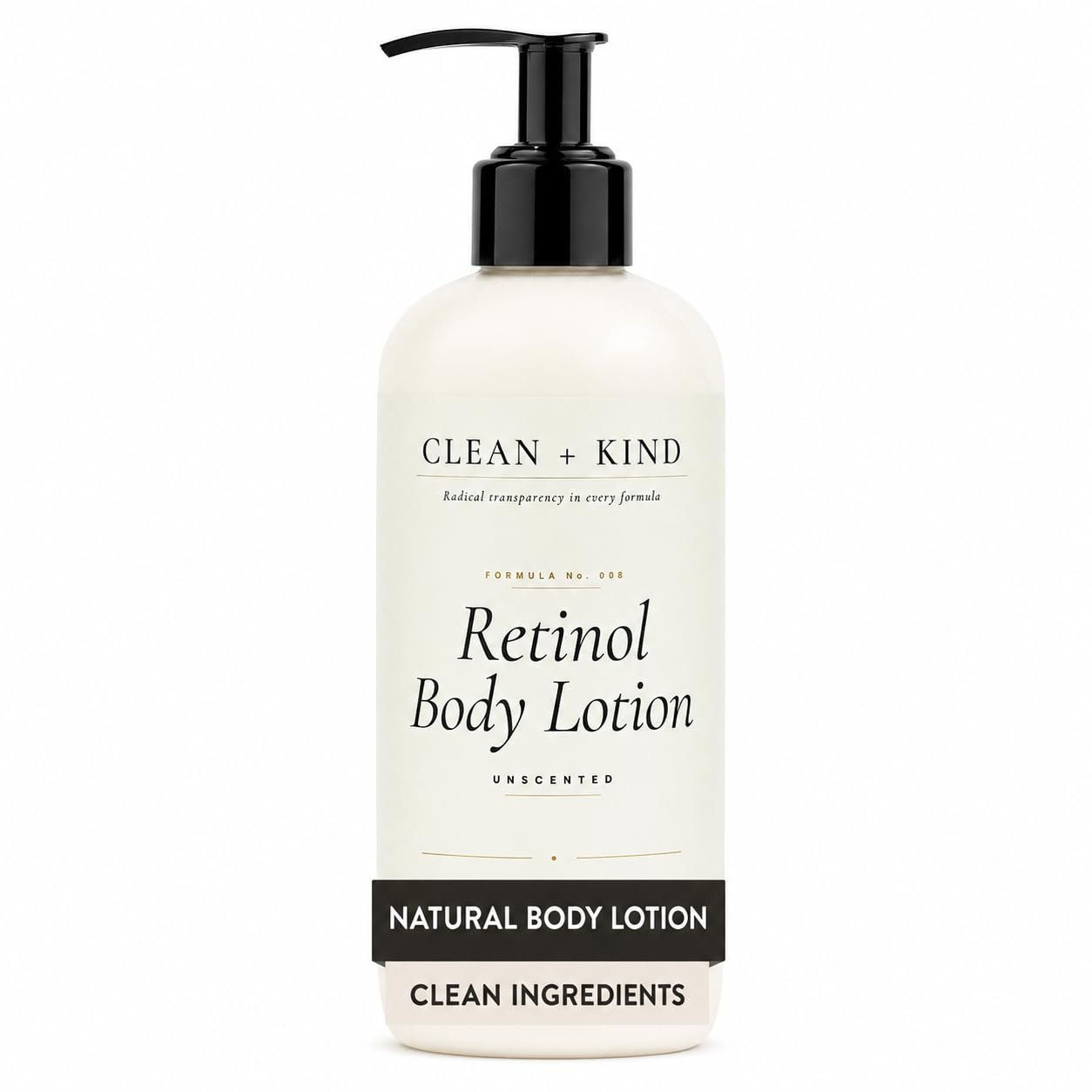 Tallow Retinol Body Lotion, Firming for Crepey Skin, 8 oz