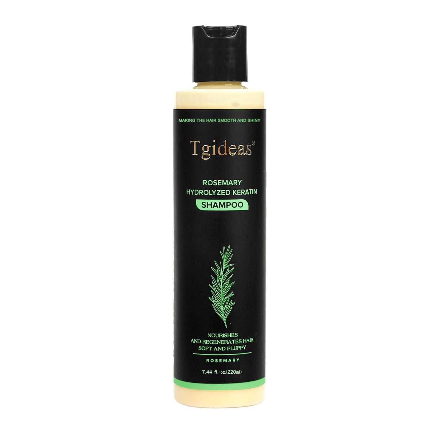 Tgideas Rosemary Biotin Volumizing Shampoo for Thinning Hair, 7.4 Fl Oz