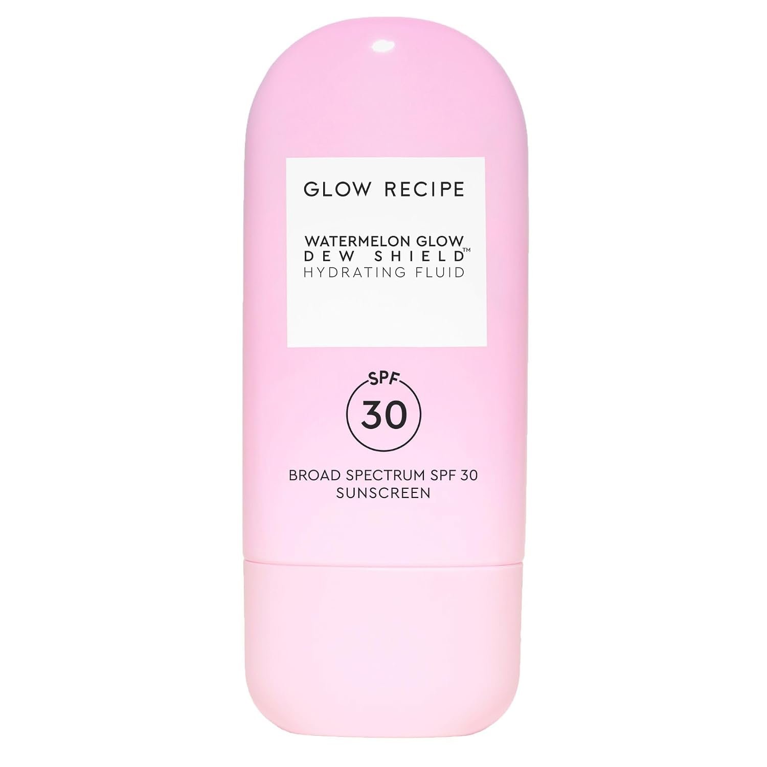 Glow Recipe Dew Shield Korean Face Sunscreen SPF 30, Broad Spectrum Hydrating Sunscreen Moisturizer, Dewy Lightweight Primer for Under Makeup, No White Cast or Pilling, Niacinamide (15ml)
