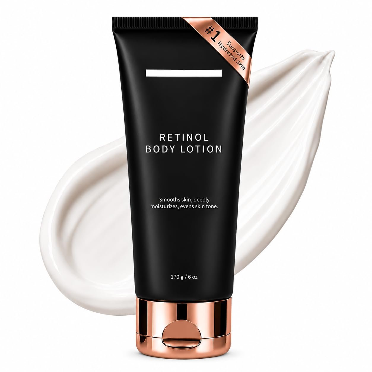 Retinol Body Lotion for Crepey Skin, Firming Body Cream, 170g/6 oz, 1 Pack