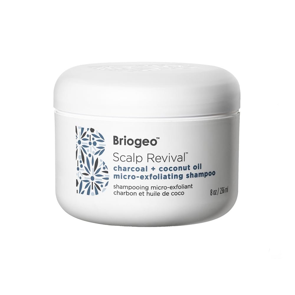 Briogeo Scalp Revival Charcoal + Coconut Oil Micro-Exfoliating Shampoo | Sulfate-Free Scalp Scrub for Dry, Itchy, or Oily Scalp | Detoxifying & Hydrating | Vegan & Cruelty Free