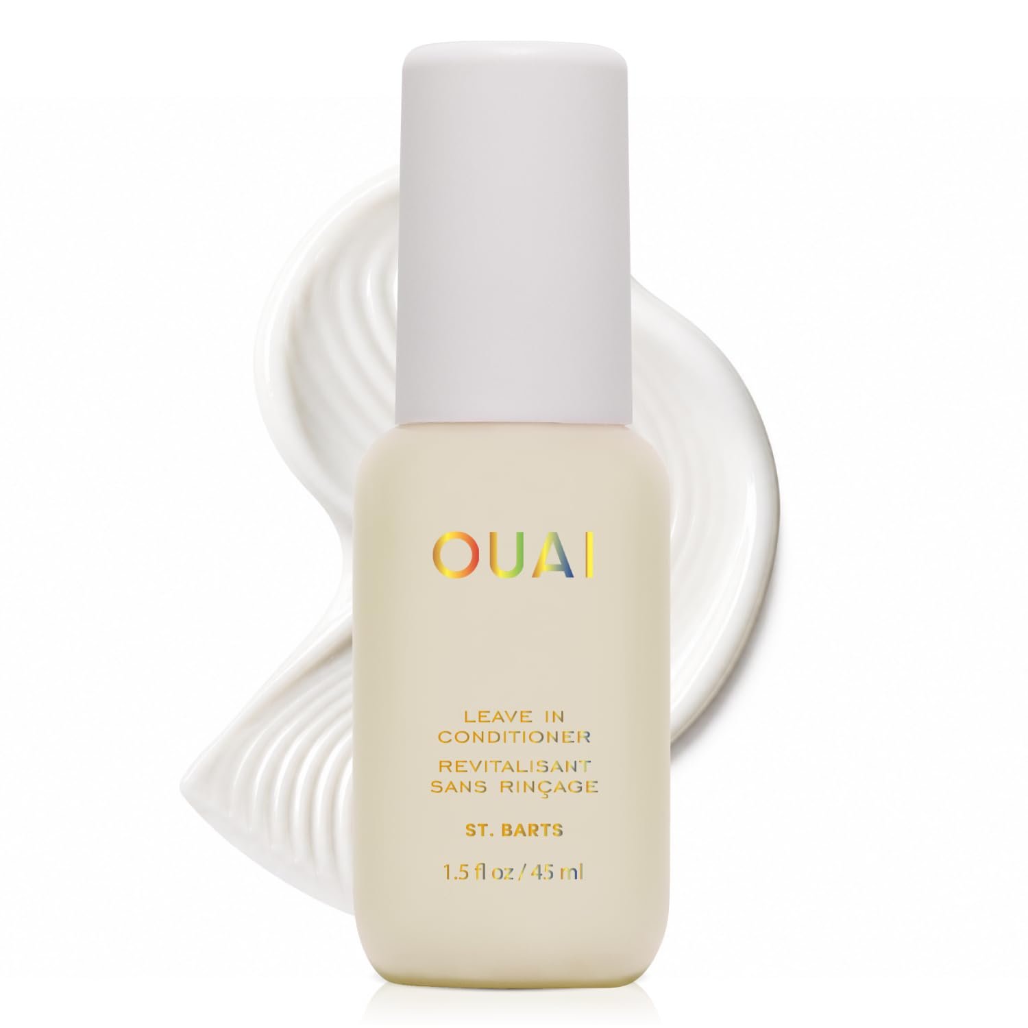 OUAI Multitasking Leave In Conditioner – St. Barts Scent – Travel Size