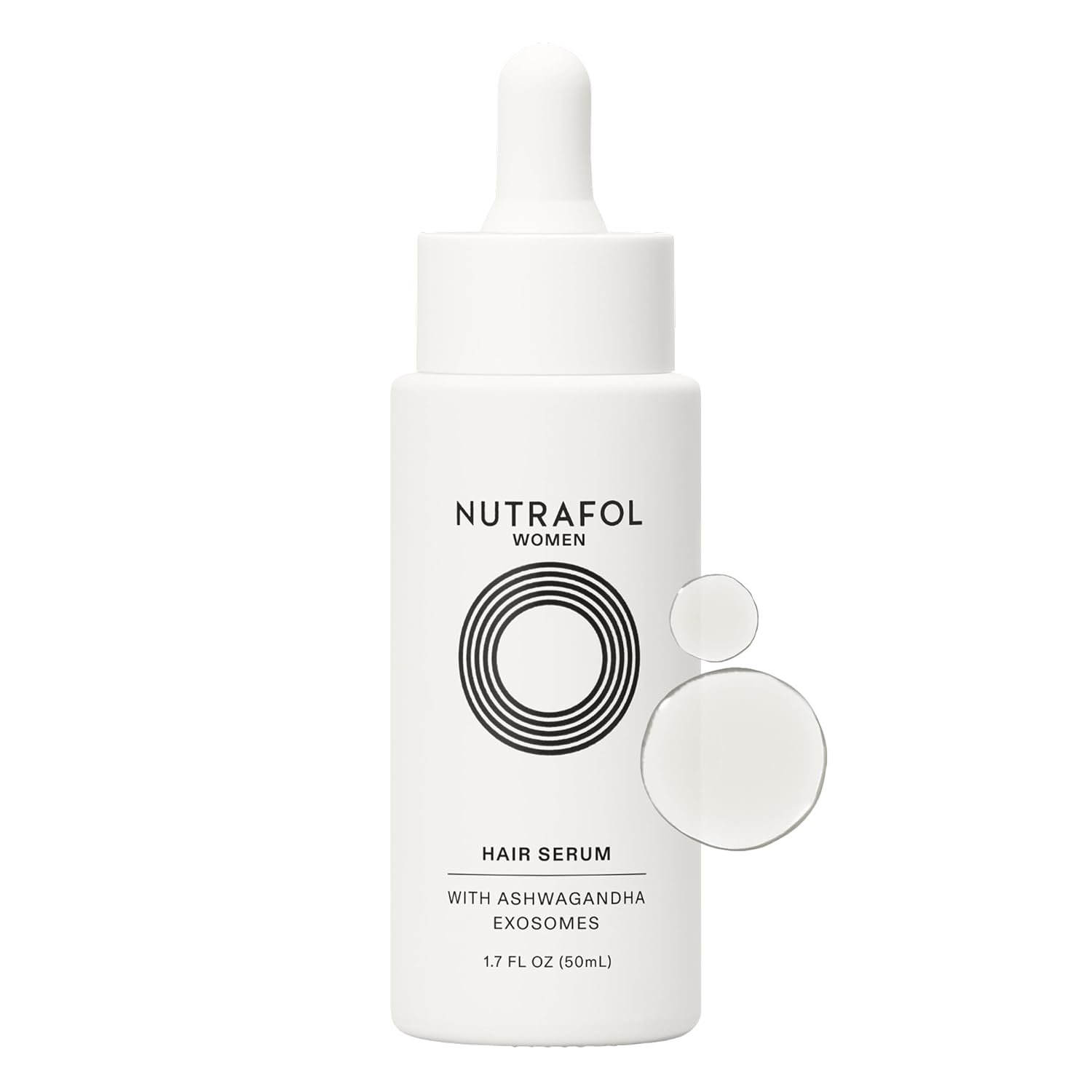 Nutrafol Women’s Hair Serum, Supports Visibly Thicker and Stronger Hair, Vegan, Lightweight and Fast-Absorbing.
