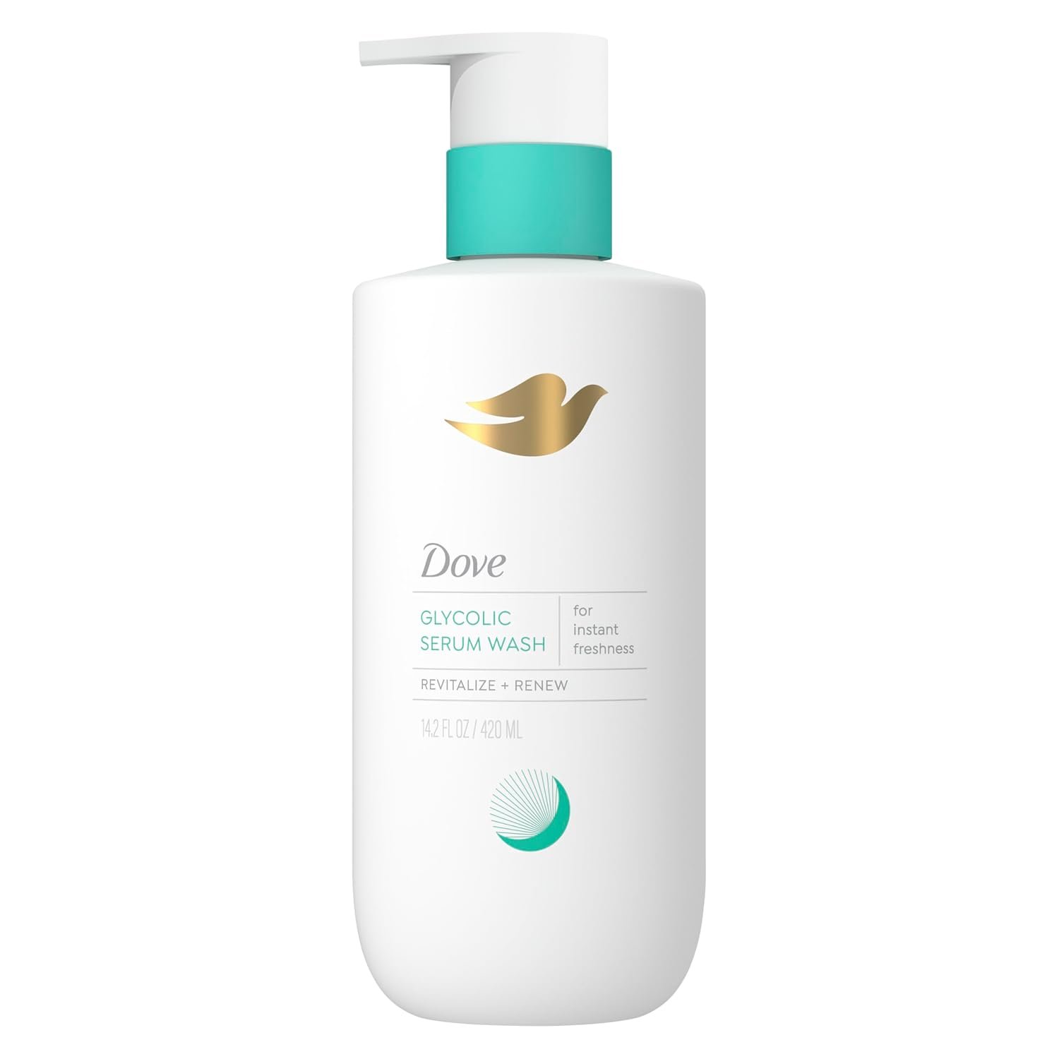 Dove Glycolic Serum Body Wash for Women with 2% Glycolic Acid, 14.2 oz