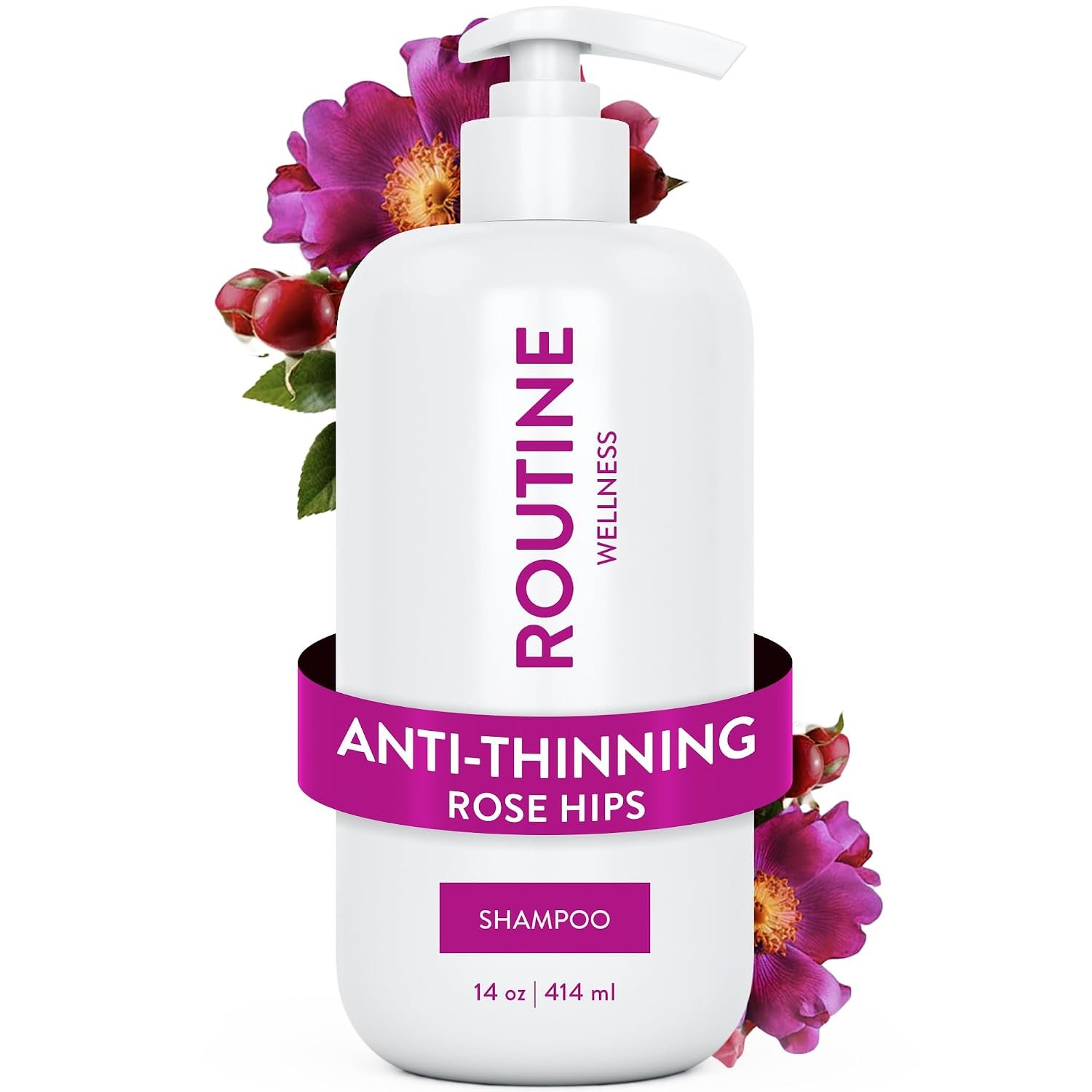 Routine Wellness Anti-Thinning Volumizing Shampoo – Rose Hips