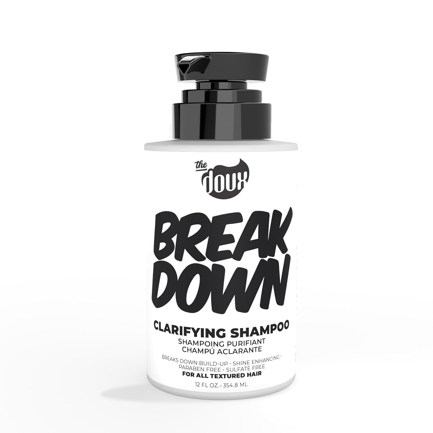 The Doux BREAKDOWN Clarifying Shampoo, Vitamin E Rosemary Detox, 8 oz