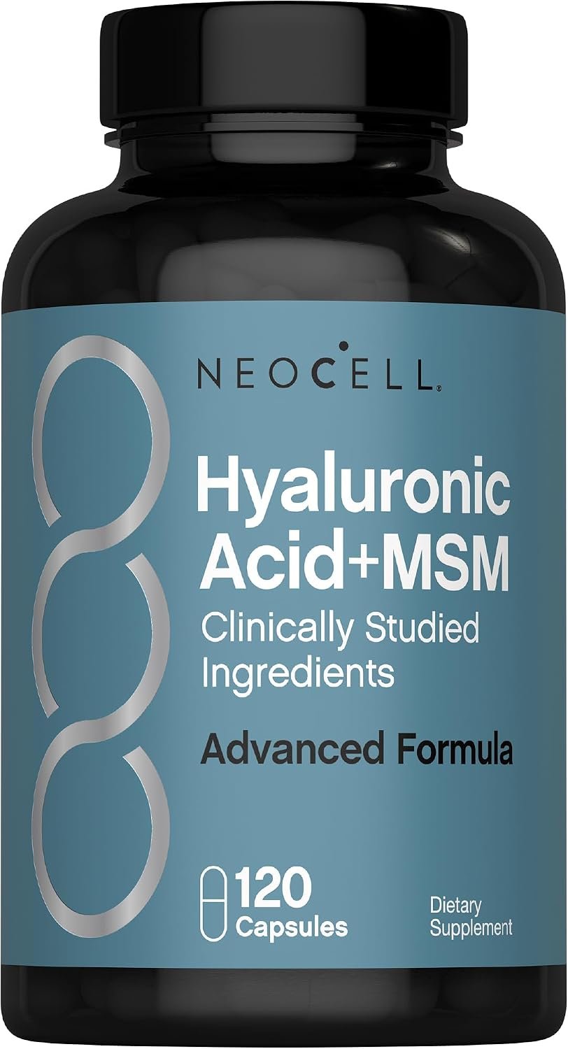 NeoCell Hyaluronic Acid with MSM 1000mg | 120 Capsules