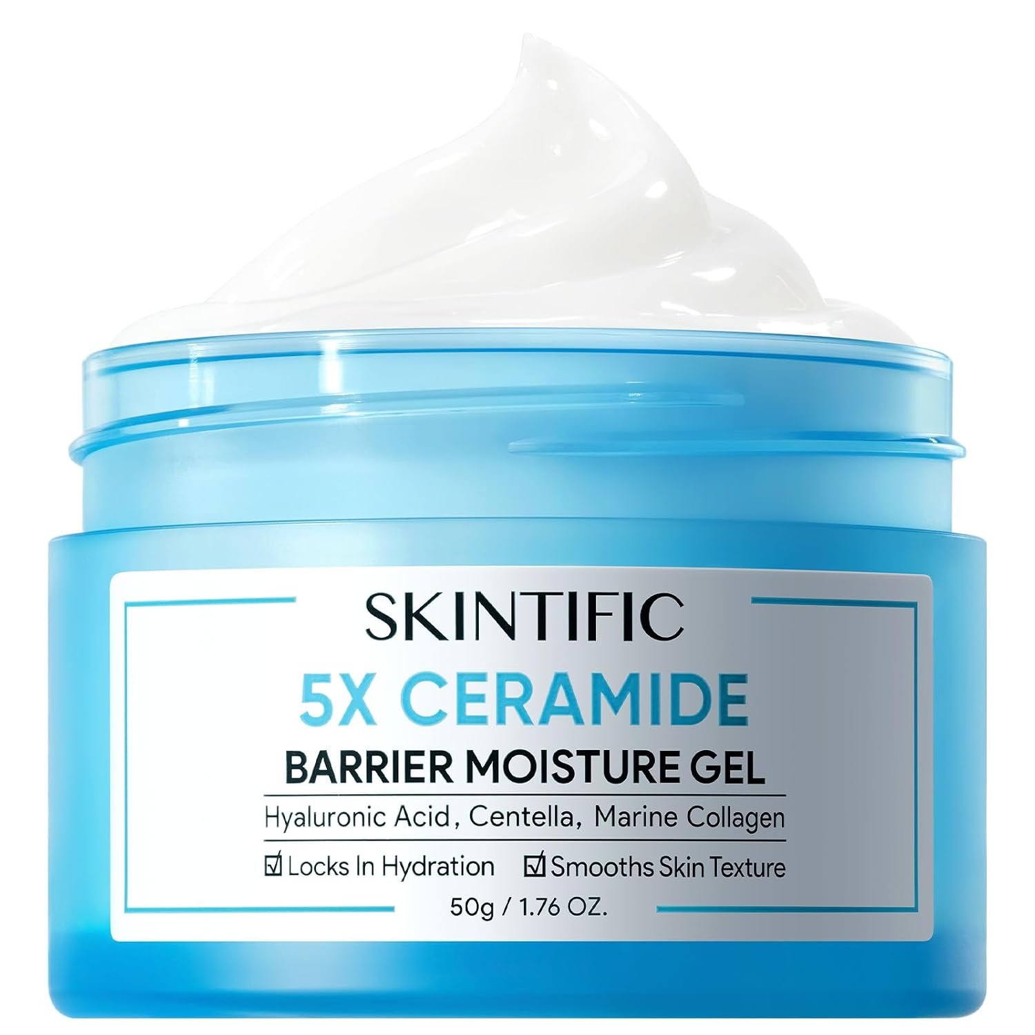 SKINTIFIC 5X Ceramide Barrier Repair Moisturizer for Sensitive Skin,50g