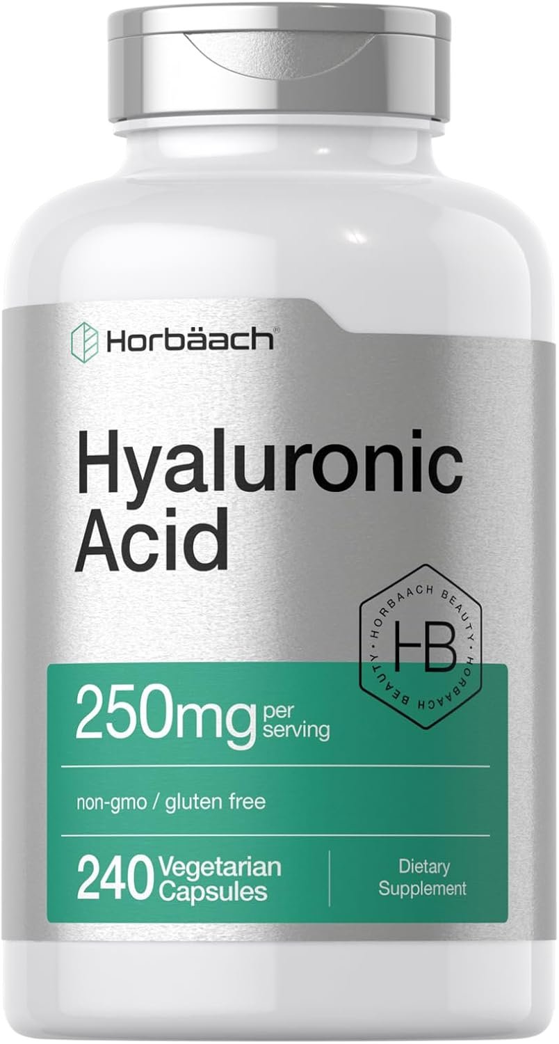 Horbäach Hyaluronic Acid Capsules | 250 mg | 240 Count
