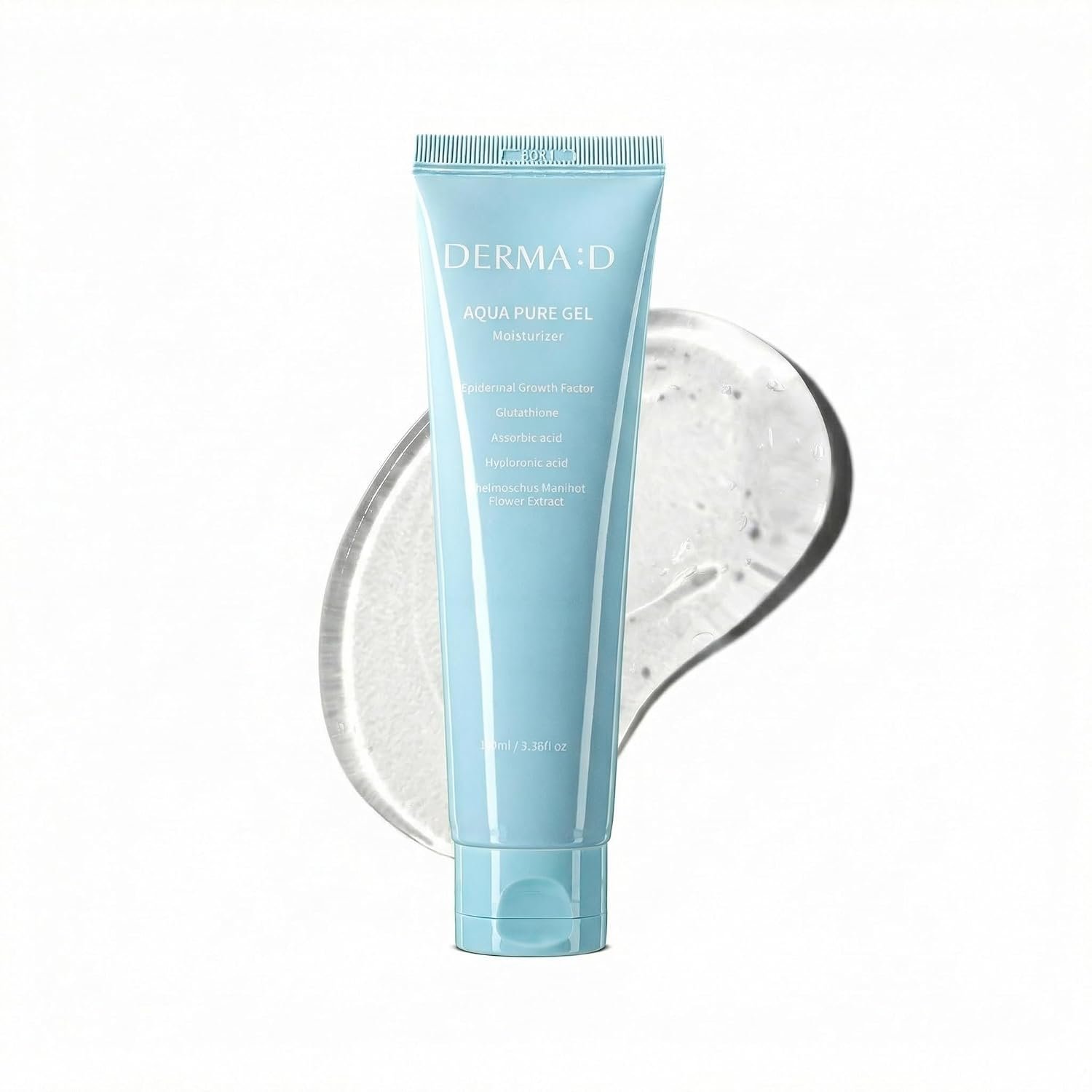 Korean Gel Moisturizer, Hyaluronic Acid, EGF & Glutathione 3.38 oz