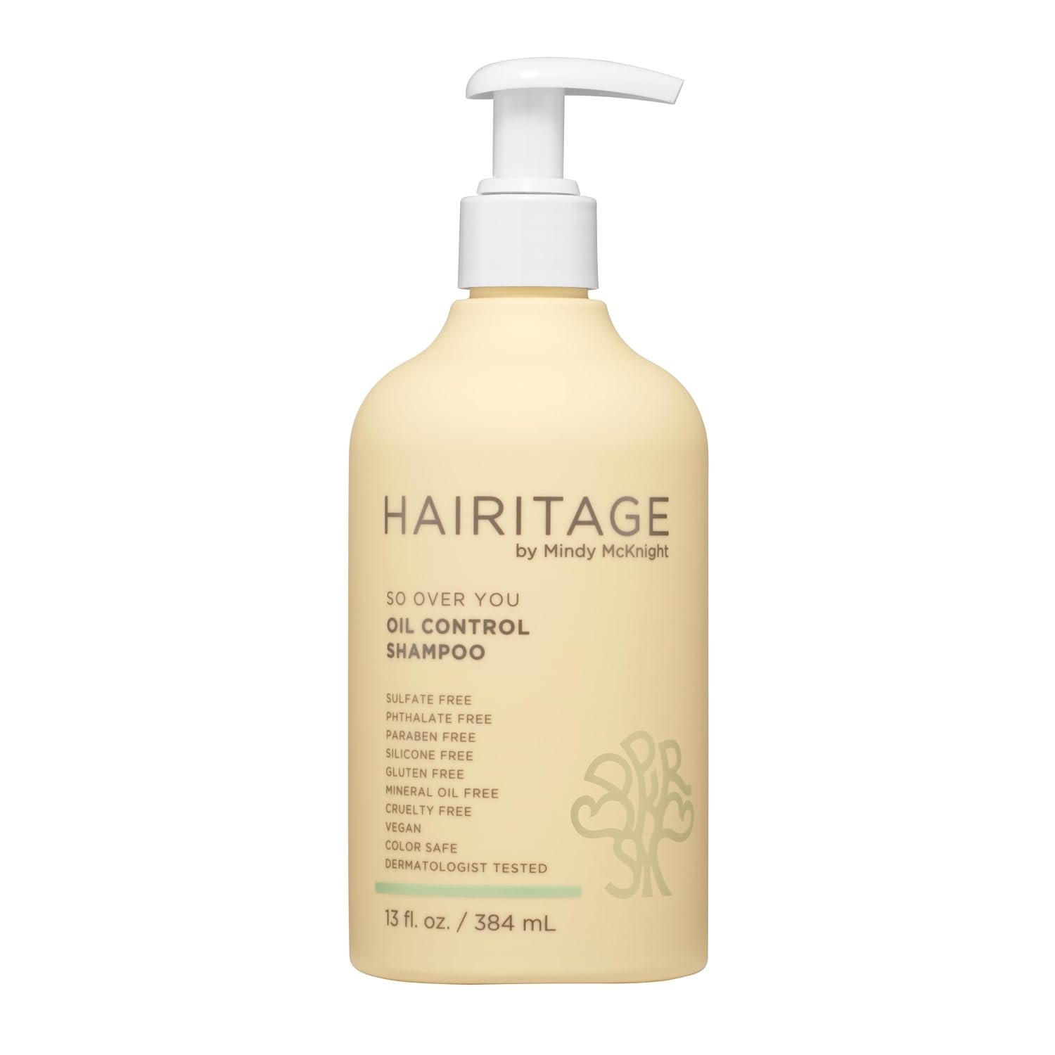 Hairitage Oil Control Clarifying Hair & Scalp Shampoo Removes Buildup, Moisturizing, Lightweight, with Aloe Vera, Probiotics, Papaya, Sulfate Free & Color Safe, Vegan – 13 Fl Oz