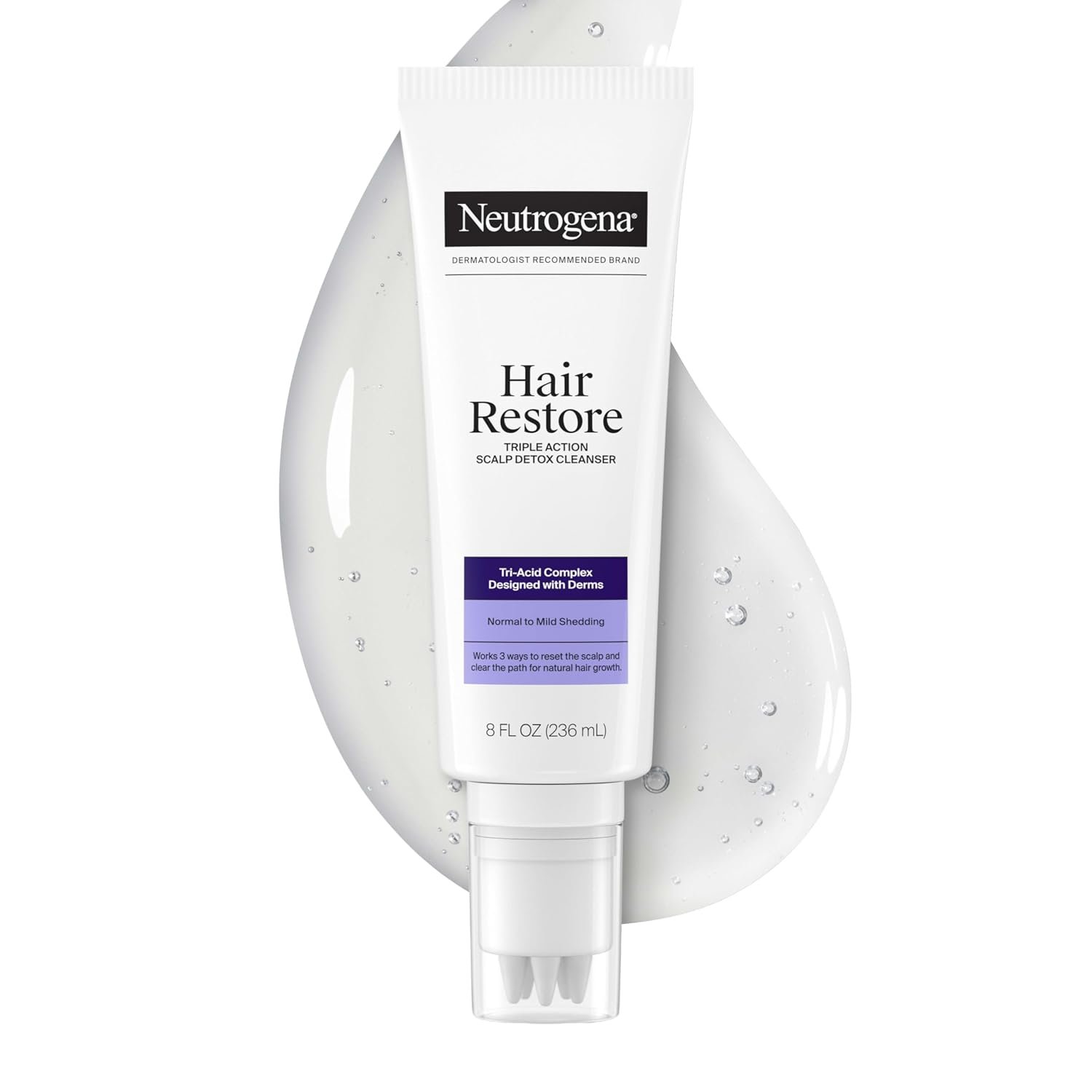 Neutrogena Hair Restore Triple Action Scalp Detox Cleanser, 8 fl. oz