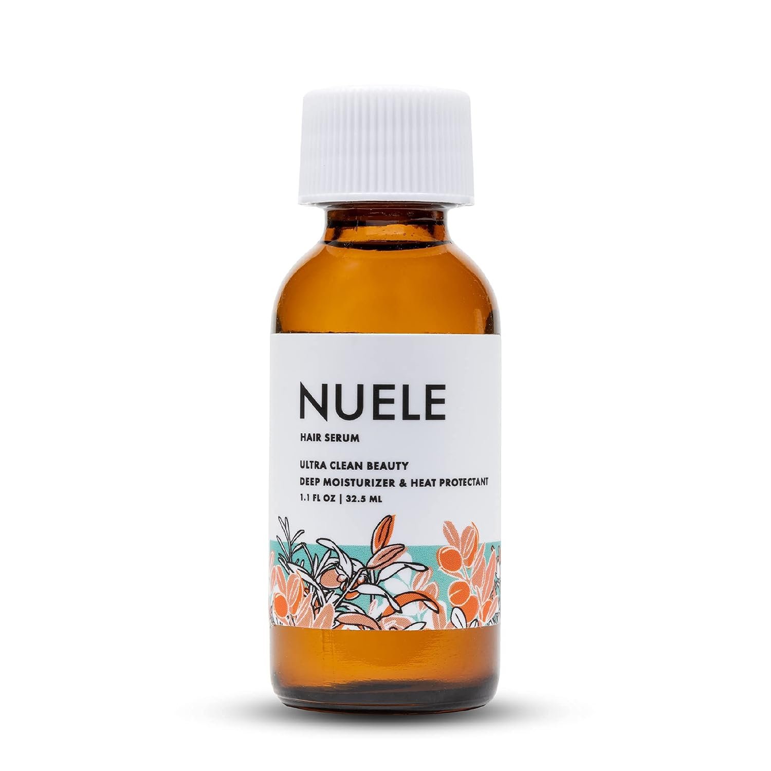 Serum – Moisturizing Heat Protectant for All Hair Types – Clean, Natural and Organic Formula – Non-Greasy – 1.1 Fl Oz