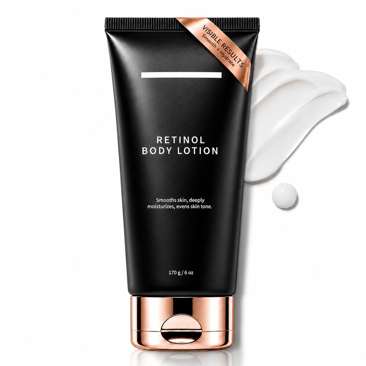 Dermatology Retinol Body Lotion: Firming Anti-Aging Body Cream for Crepey-Looking, Dry and Uneven Skin, Moisturizing Night Lotion for Smoother-Looking Skin, 6 oz