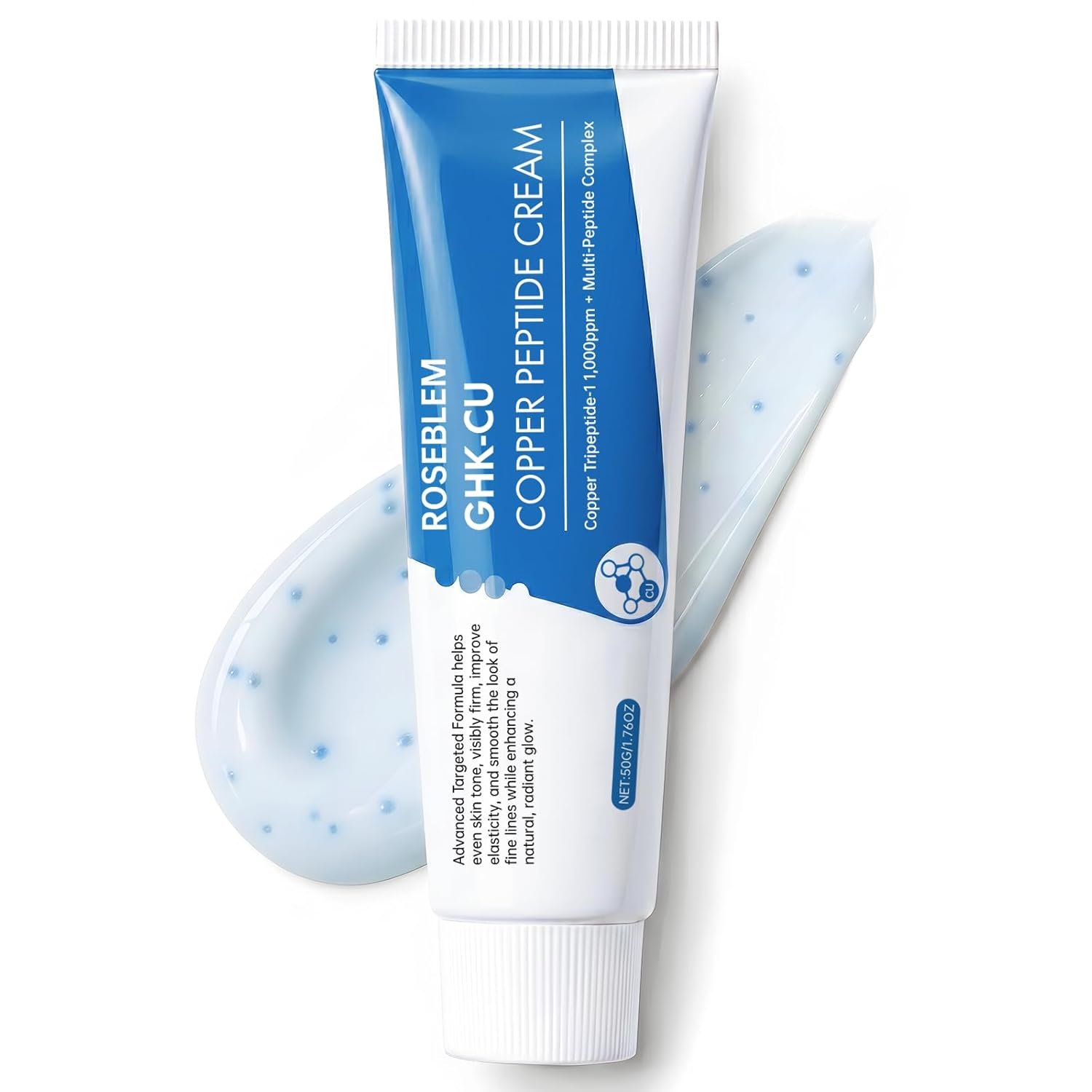 GHK-Cu Copper Peptide Face Cream with Multi-Peptide Complex & Niacinamide