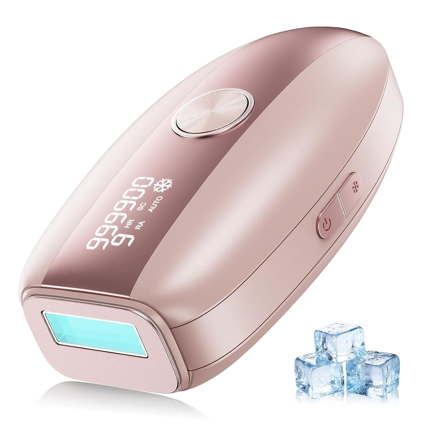 Laser Hair Removal for Women,At-home 5℃ Ice-Cooling IPL Hair Removal Device