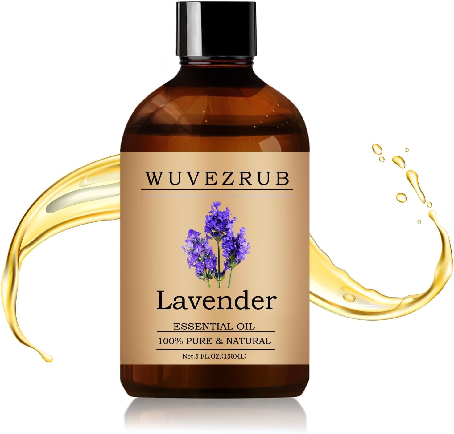 Lavender Essential Oil for Diffuser & Sleep & Relaxation -5 Fl Oz
