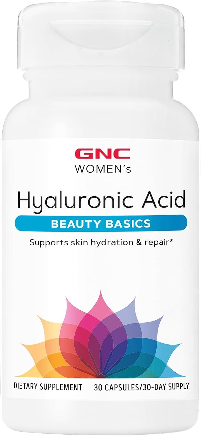 GNC Women’s Hyaluronic Acid, Moisture & Joint Health, 30 Capsules