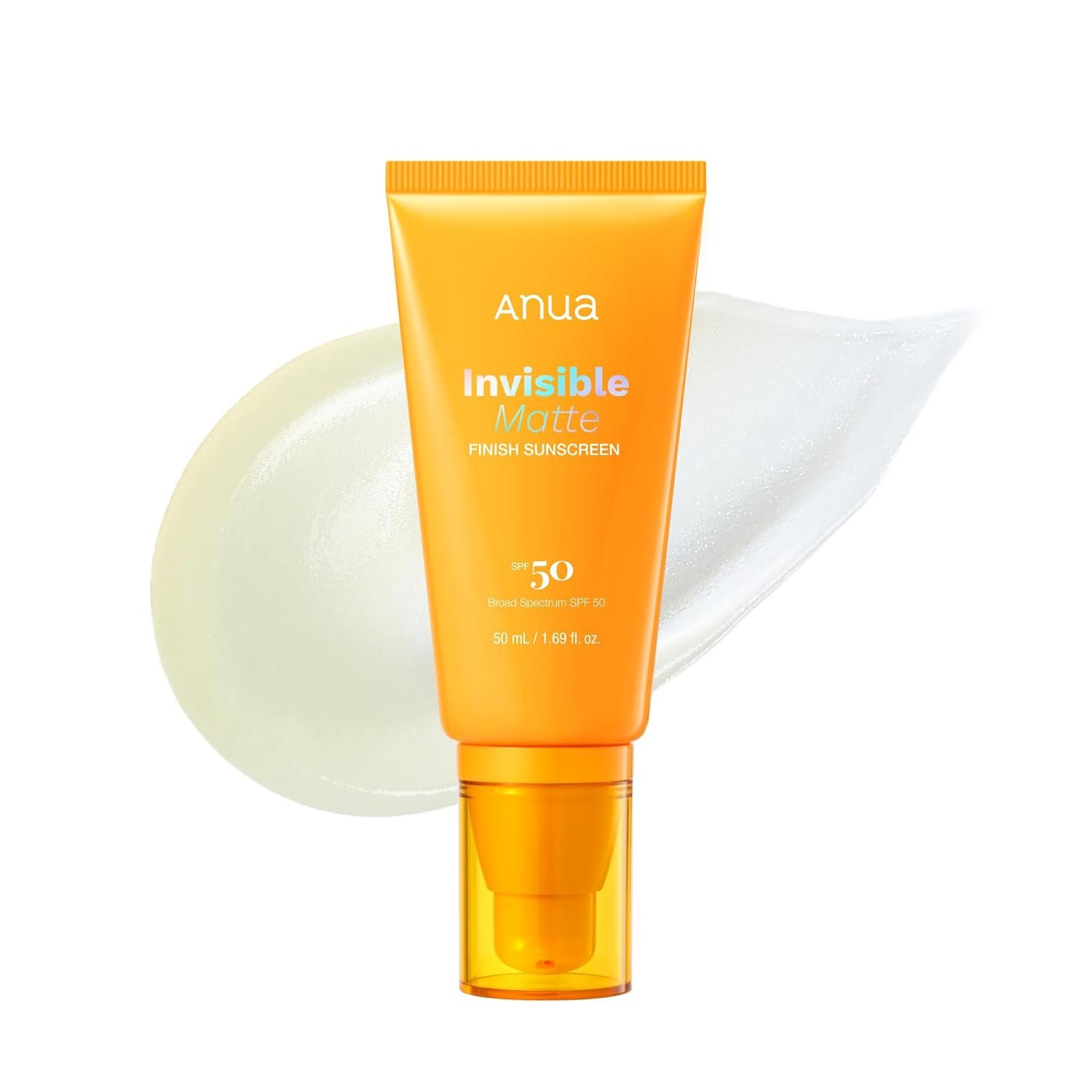 Anua Invisible Matte Finish Sunscreen, 1.69 fl.oz